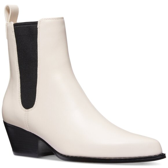 Michael Kors Kinlee Leather Ankle Boot Natural 7.5 - Picture 1 of 6
